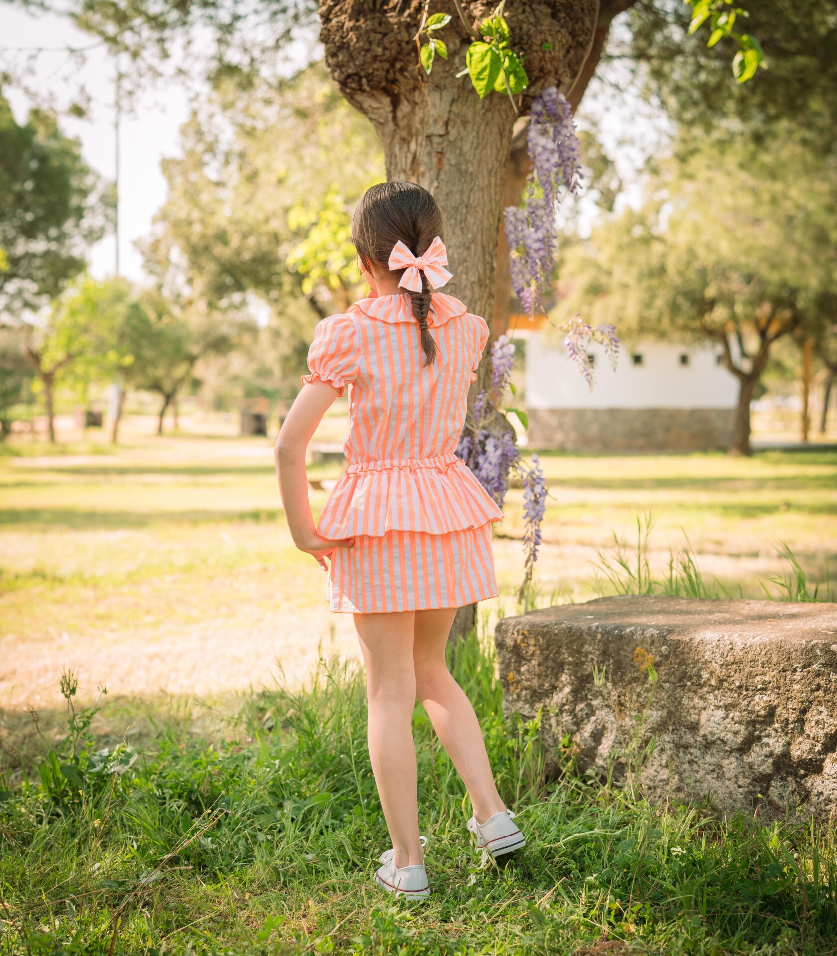 Camisa manga corta colección naranja flúor - Imagen 3