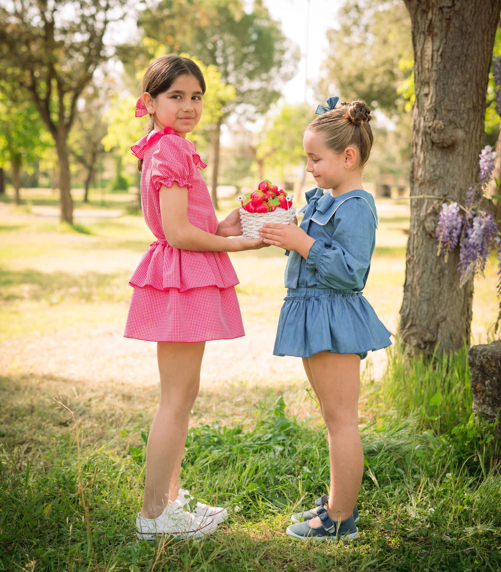 Camisa manga corta colección Vichy Cereza 🍒 - Imagen 4