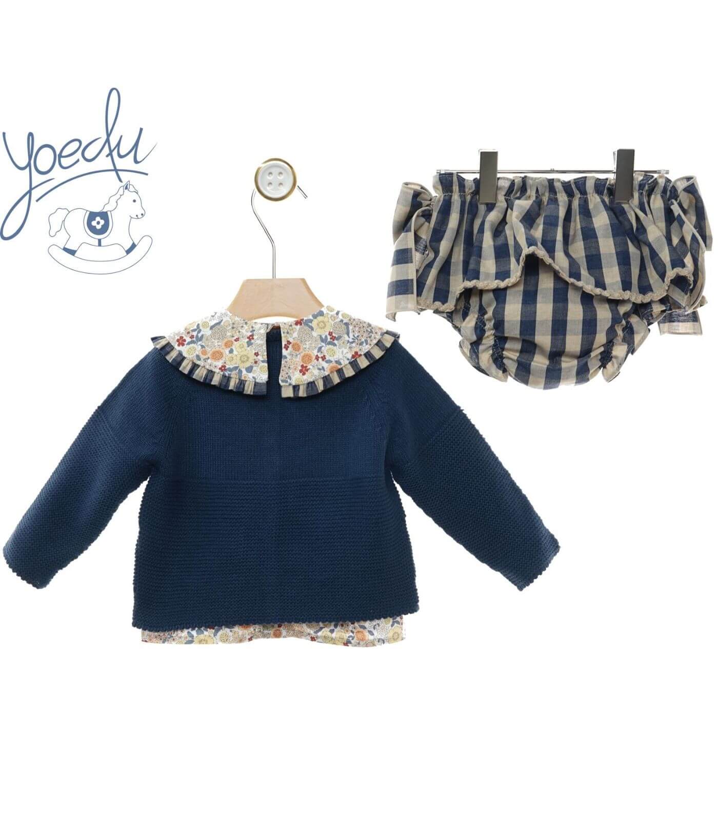 Conjunto niña 3 piezas "Familia Camelia" 2227 - Imagen 2
