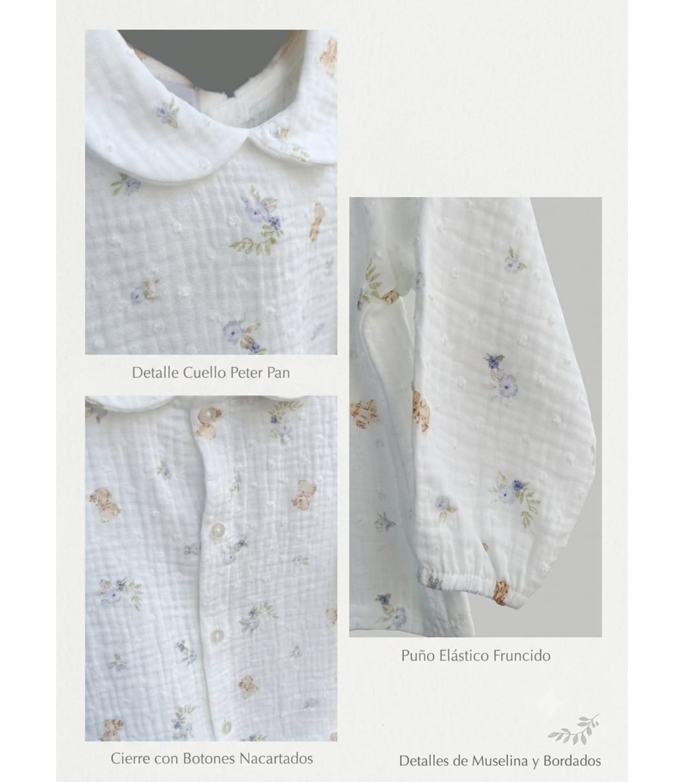 Camisa bebe niebla 26958 - Imagen 2