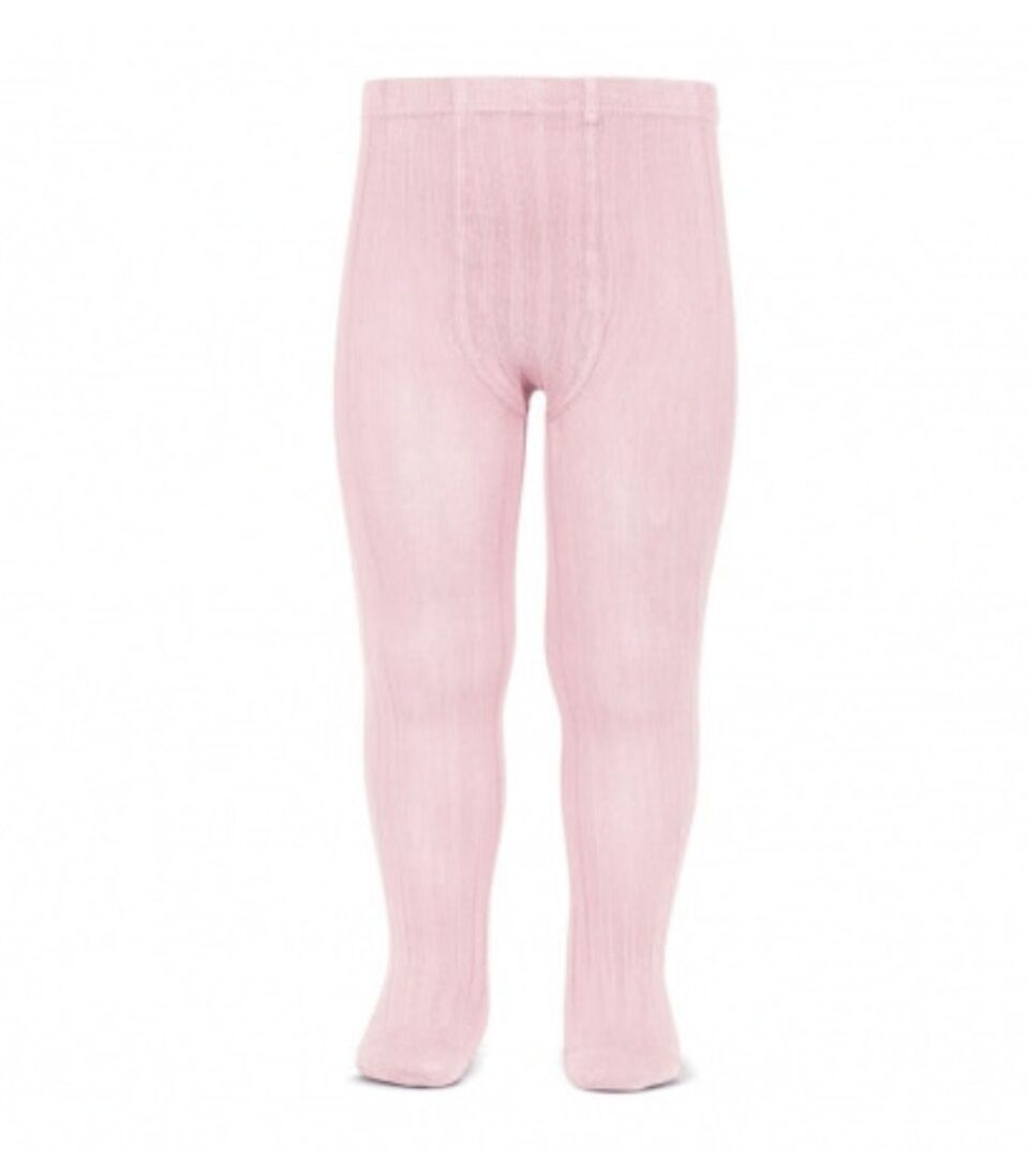 Leotardo canalé Cóndor Rosa 500