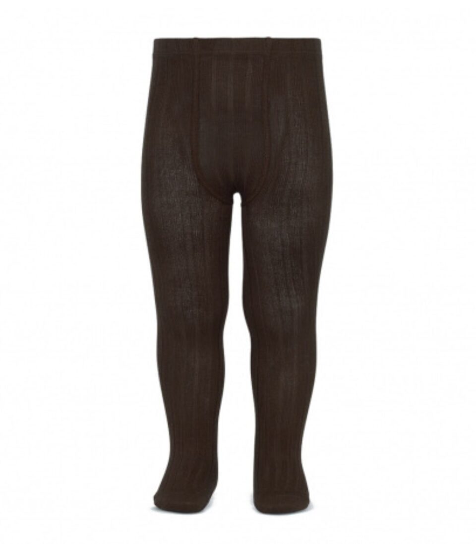 Leotardo canalé Cóndor Marron 390
