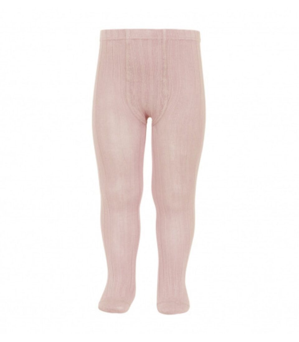 Leotardo canalé Cóndor Rosa Empolvado 544