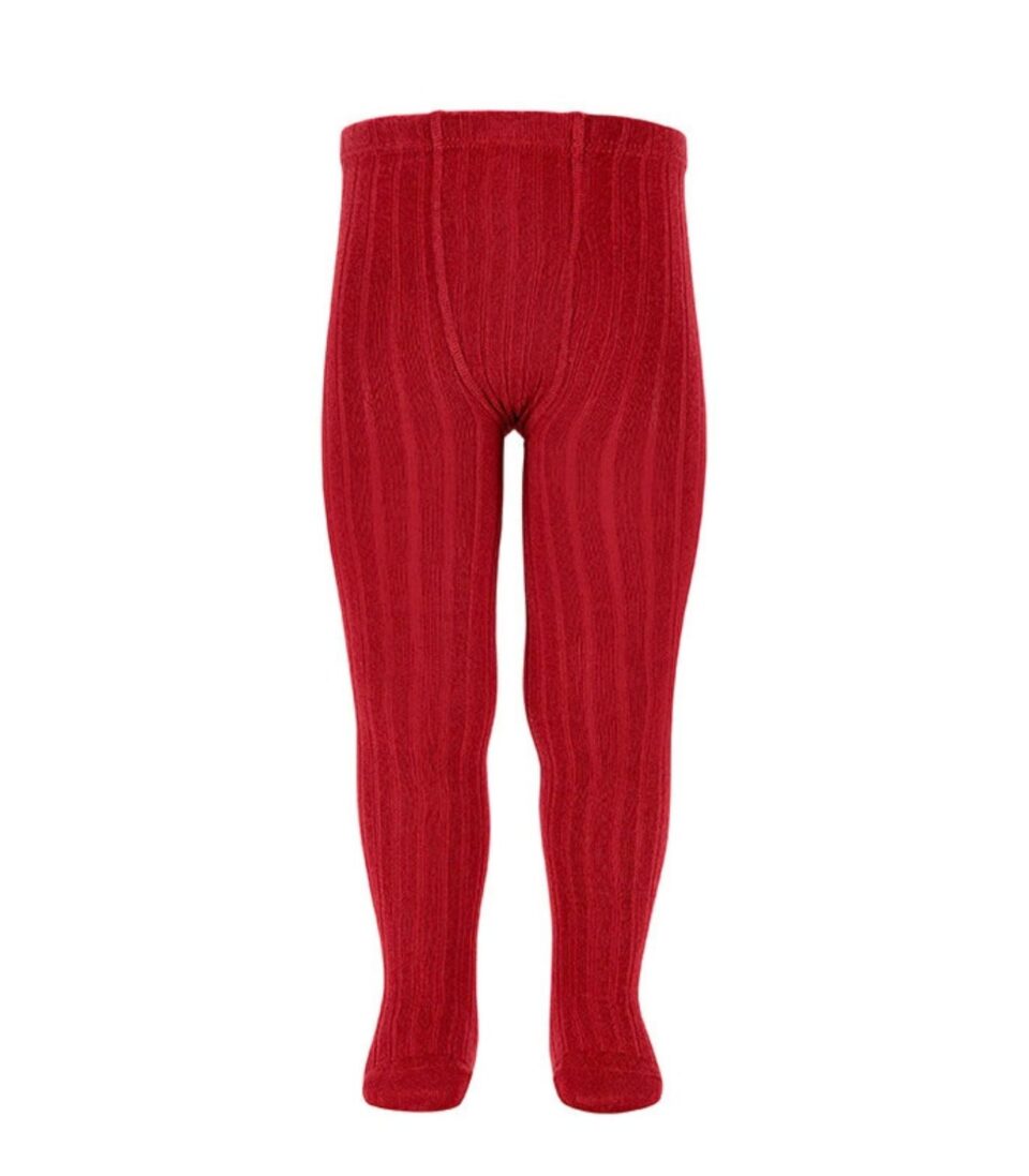 Leotardo canalé Cóndor Red Velvet 578