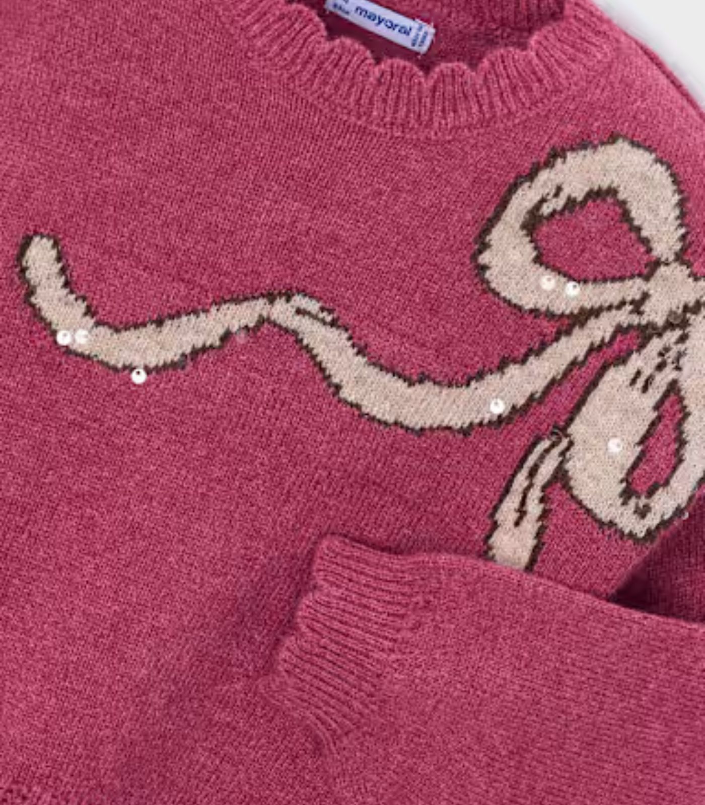 Jersey Intarsia Niña 4315 Petalo Mezcla - Imagen 4