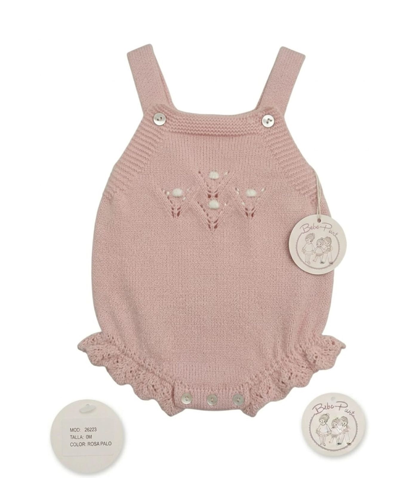 Peto de punto bebe 26528 - Imagen 2