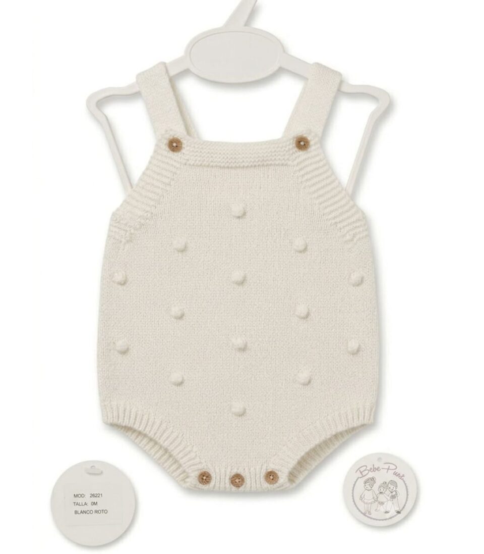 Peto de punto bebe 26521