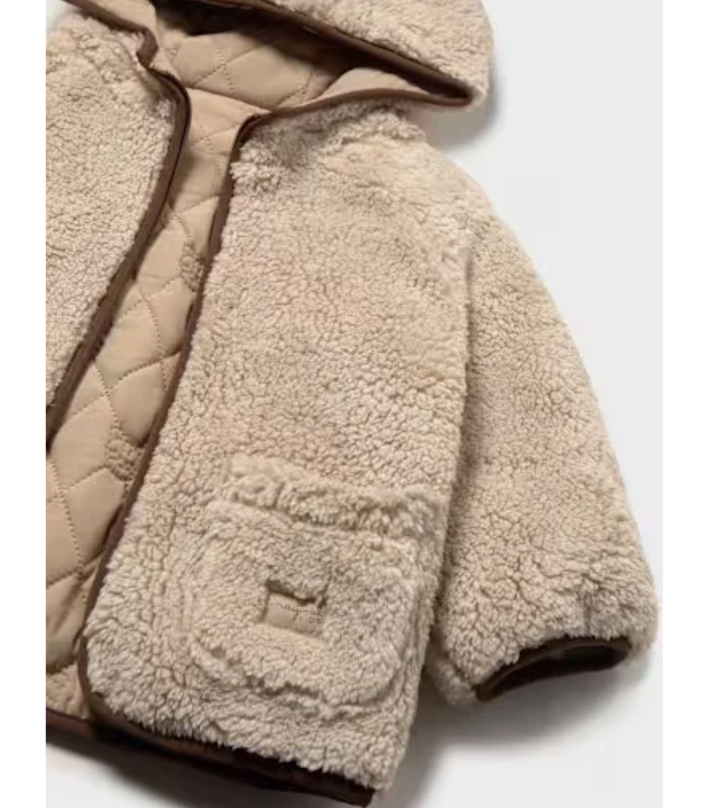 Chaquetón Borrego Reversible Bebé 2424 Avellana - Imagen 4