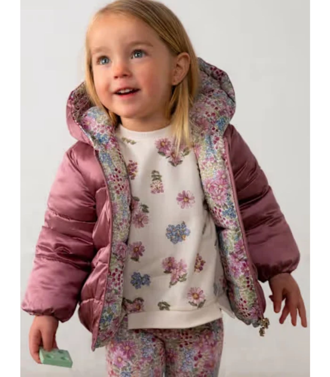Chaquetón Reversible Bebe 2437 Violeta - Imagen 2