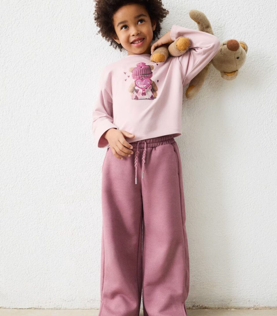 Pantalon de chandal niña 4518 Violeta Vigore