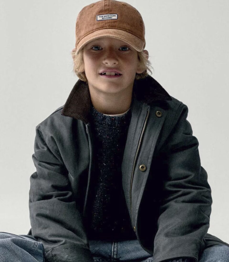 Chaquetón encerado Boston Kids 7424 Pino