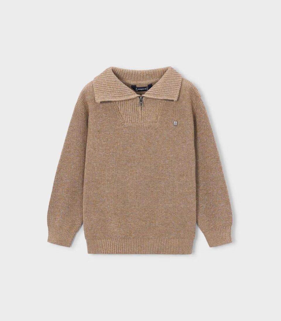 Jersey Cuello Cremallera niño 4307 Cacao Twee