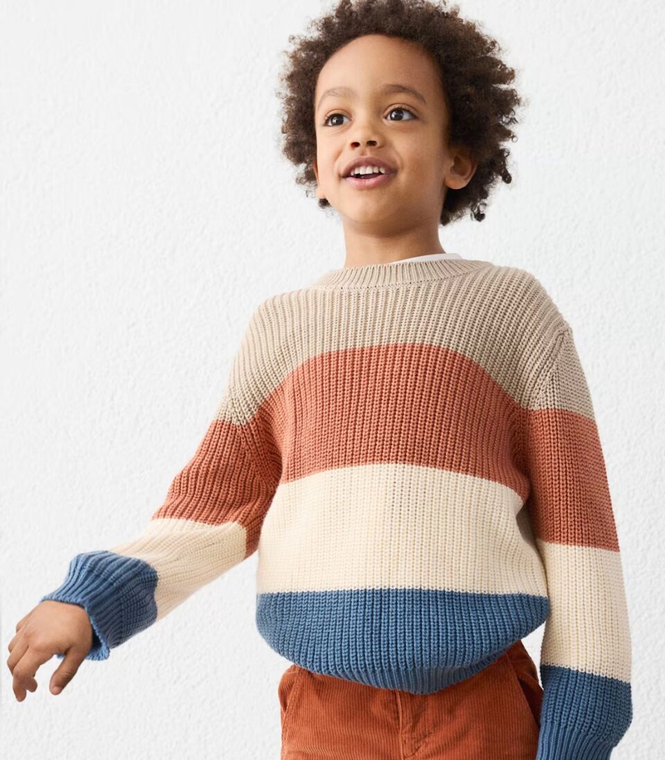 Jersey Bloques niño 4305 Teja