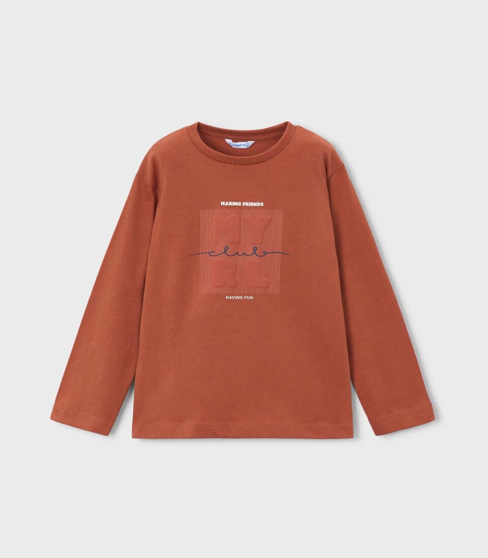 Camiseta Básica Niño 173 Teja