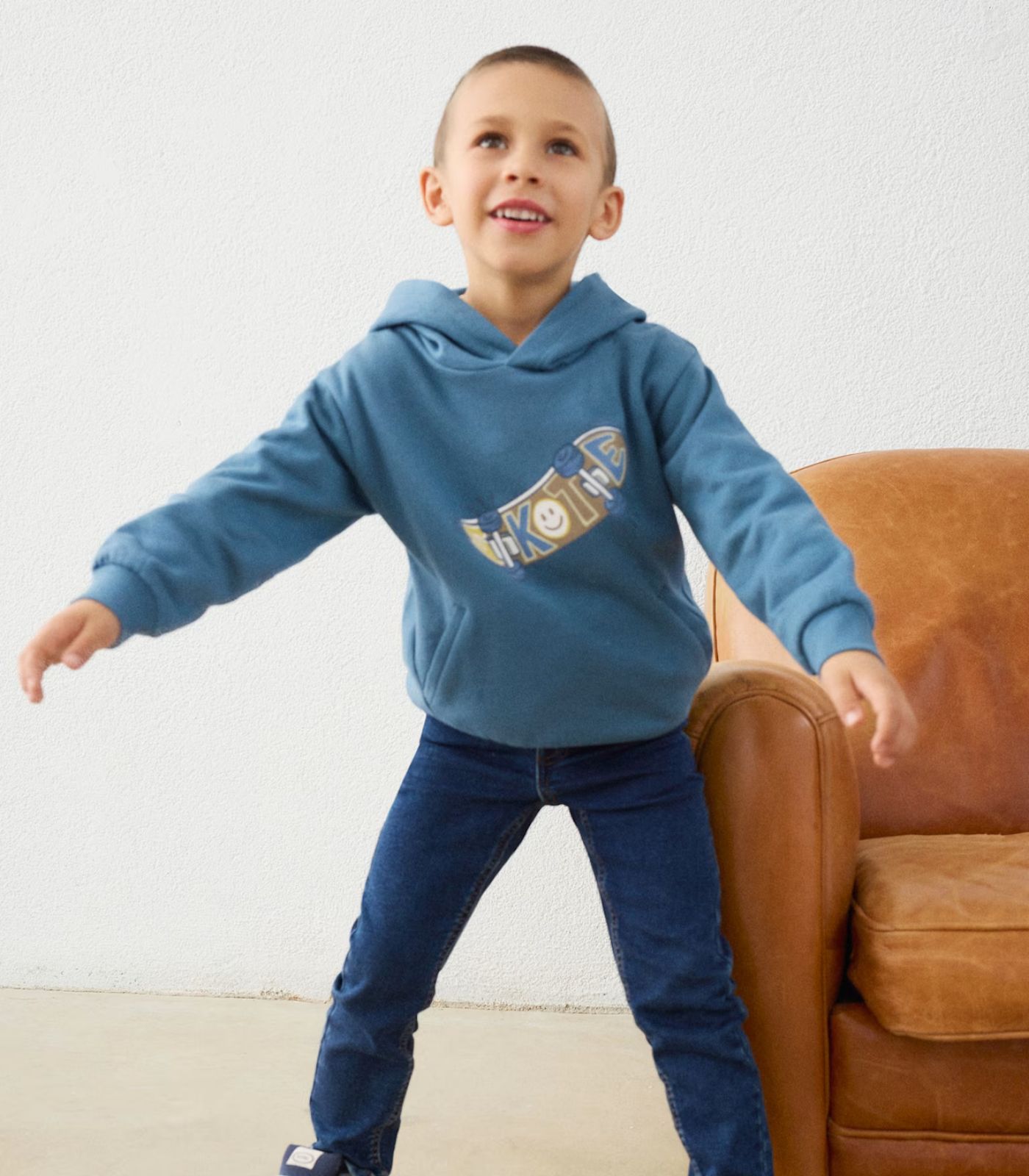 Sudadera Relieve niño 4455 Glaciar